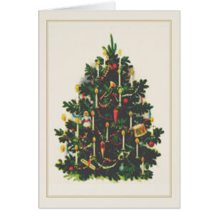 Weihnachtsbaum Vintager Goldbrunnen