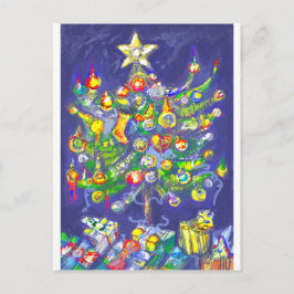*Weihnachtsbaum von Albruno* Feiertagspostkarte