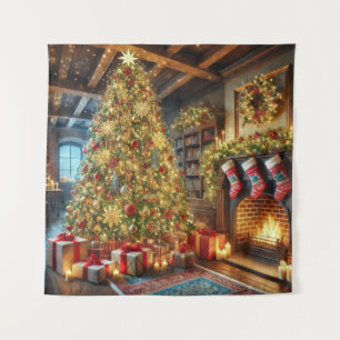 Weihnachtsbaum Wandteppich
