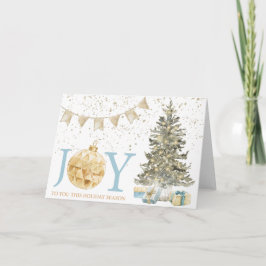 Weihnachtsbaum Wasserfarbe Freude für Sie diesen U Karte