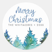 Weihnachtsbaum Wasserfarbe