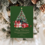 Weihnachtsbaum Wasserfarbe Weihnachtskarte Nicht F Feiertagskarte<br><div class="desc">Freuen Sie sich auf einen angenehmen Aufenthalt mit dieser eleganten Weihnachtsbaum in Aquarellfarbe, die Weihnachtskarte ohne Foto. Diese schöne, einfache Holiday Karte ist der perfekte Weg, um Ihre Saison Grüße zu senden. Einfach den Gruß personalisieren und die Schriftart nach Ihren Wünschen bearbeiten. Diese skurrile Weihnachtskarte ist ein charmanter Weg, um...</div>