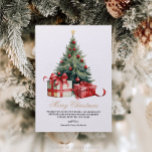 Weihnachtsbaum Wasserfarbe Weihnachtskarte Nicht F Feiertagskarte<br><div class="desc">Freuen Sie sich auf einen angenehmen Aufenthalt mit dieser eleganten Weihnachtsbaum in Aquarellfarbe, die Weihnachtskarte ohne Foto. Diese schöne, einfache Holiday Karte ist der perfekte Weg, um Ihre Saison Grüße zu senden. Einfach den Gruß personalisieren und die Schriftart nach Ihren Wünschen bearbeiten. Diese skurrile Weihnachtskarte ist ein charmanter Weg, um...</div>