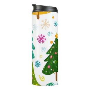 Weihnachtsbaum-Wasserflasche – Bleiben Sie hydrati Thermosbecher