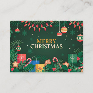 Weihnachtsbaum Weihnachten 2021 Grußkarten Visitenkarte