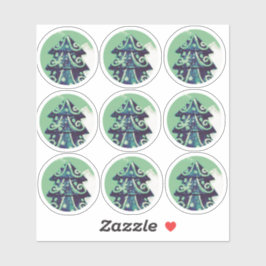 Weihnachtsbaum Weihnachten Aufkleber