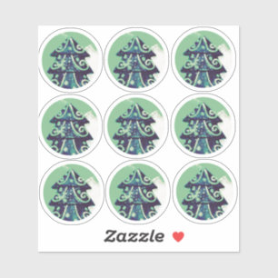 Weihnachtsbaum Weihnachten Aufkleber