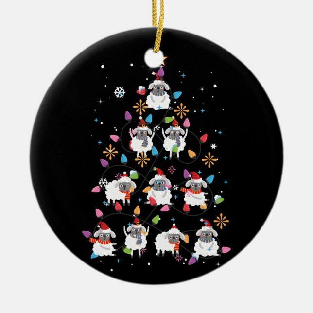 Weihnachtsbaum Weihnachten Weihnachten Keramik Ornament (Vorne)