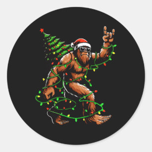 Weihnachtsbaum Weihnachten Weihnachten Weihnachten Runder Aufkleber