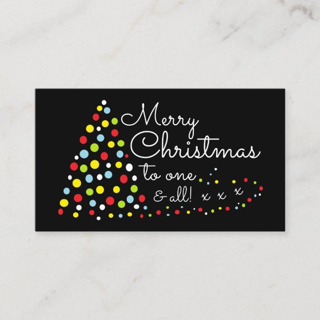 Weihnachtsbaum, Weihnachts-Party Einladung (Vorderseite)