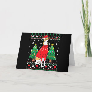 Weihnachtsbaum Weihnachtsbaum Weihnachtshund Karte