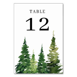 Weihnachtsbaum Weihnachtsfeierliche Liebe Hochzeit Tischnummer