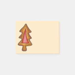 Weihnachtsbaum-Weihnachtsfeiertag aus Rotverkettet Post-it Klebezettel
