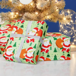 Weihnachtsbaum Weihnachtsfeiertag niedlich Geschenkpapier