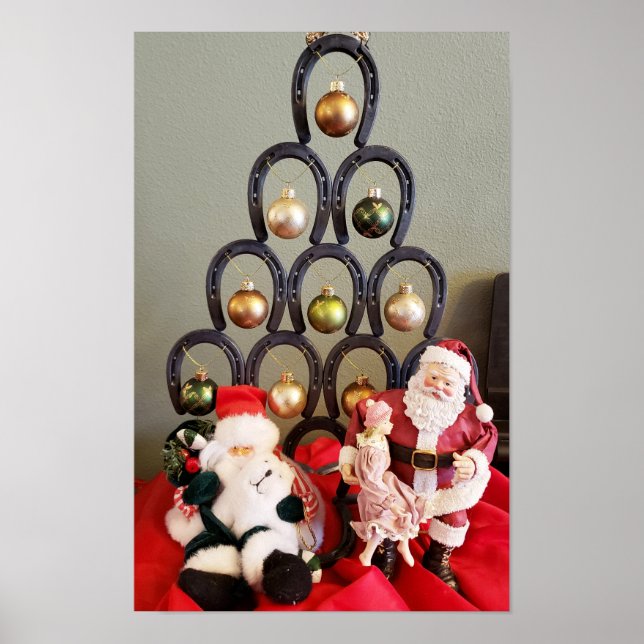 Weihnachtsbaum Weihnachtsfotografie Poster (Vorne)