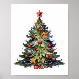 Weihnachtsbaum, Weihnachtsgeschenke Poster