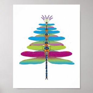 Weihnachtsbaum Weihnachtsinsekten Lover Xmas Poster