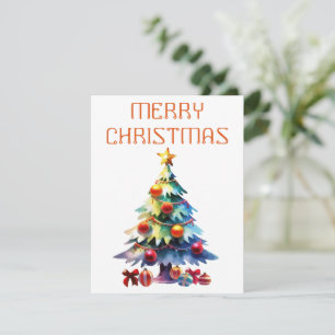 Weihnachtsbaum - Weihnachtskarte Feiertagskarte