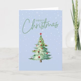 Weihnachtsbaum Weihnachtskarte Feiertagskarte