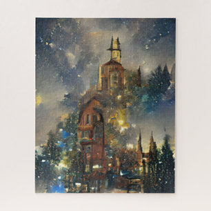 Weihnachtsbaum, Weihnachtskirche Jigsaw Puzzle