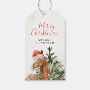 Weihnachtsbaum Weihnachtsmann Geschenkanhänger