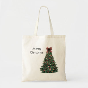 Weihnachtsbaum Weihnachtsmann Tragetasche