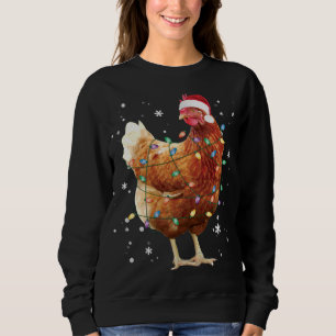 Weihnachtsbaum Weihnachtsmannmütze Weihnachten Wei Sweatshirt