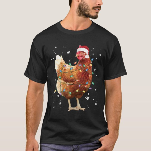 Weihnachtsbaum Weihnachtsmannmütze Weihnachten Wei T-Shirt (Vorderseite)