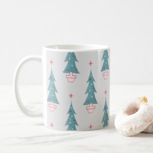 Weihnachtsbaum Weihnachtsmuster Kaffeetasse
