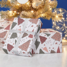 Weihnachtsbaum Weihnachtswrapping Papier Festlich