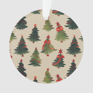 Weihnachtsbaum Wiederholung Muster Ornament