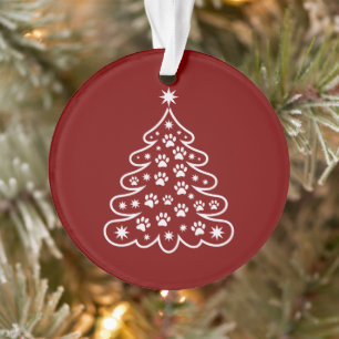 Weihnachtsbaum Winter Frohe Helle Feiertage  Ornament