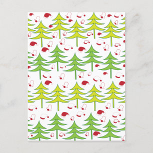 Weihnachtsbaum Winter Postkarte