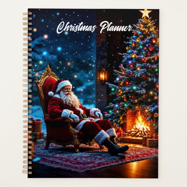 Weihnachtsbaum Winterkunst niedlich Planer (Vorderseite)