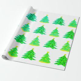 Weihnachtsbaum-Wrapping Paper Geschenkpapier