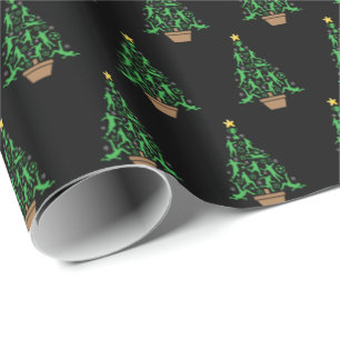 Weihnachtsbaum-Wrapping Paper Geschenkpapier