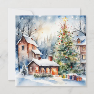 Weihnachtsbaum Xmas Dorf Schnee Pic