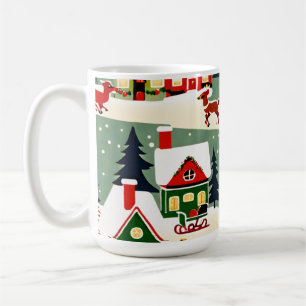 Weihnachtsbaum Xmas Dorf Schnee Pic Kaffeetasse