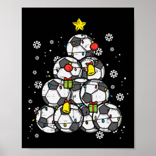 Weihnachtsbaum Xmas Player Boys Girls Men W Poster