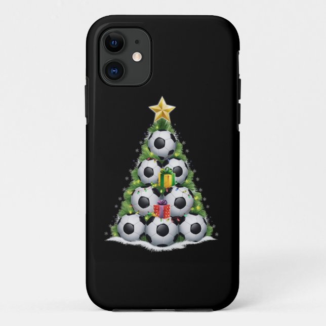 Weihnachtsbaum Xmas Spielerjungen Case-Mate iPhone Hülle (Rückseite)