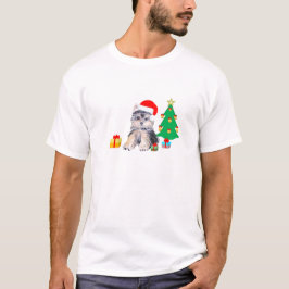 Weihnachtsbaum, Yorkshire Welpenhund & Geschenke T-Shirt