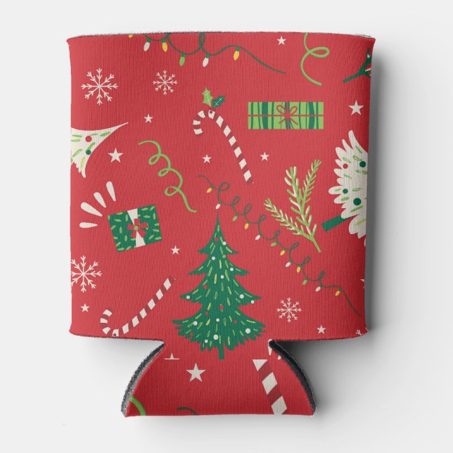 Weihnachtsbaum: Ziergestaltung. Dosenkühler (Vorderseite)