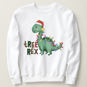 Weihnachtsbaum-Zitat von Dinosaur T-Rex Sweatshirt