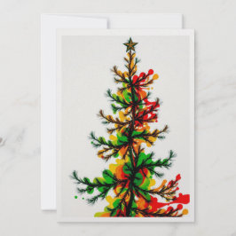 Weihnachtsbaum zum Feiern Feiertagskarte