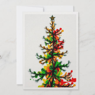 Weihnachtsbaum zum Feiern Feiertagskarte