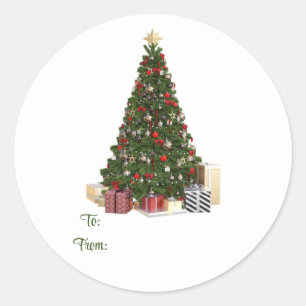 Weihnachtsbaum zum und vom Sticker