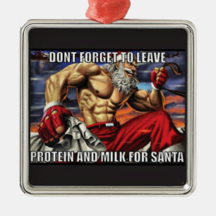 Weihnachtsbaum - Zur Bodybuilding Silbernes Ornament