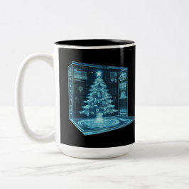 Weihnachtsbaum Zweifarbige Tasse