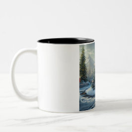 Weihnachtsbaum Zweifarbige Tasse