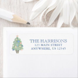 Weihnachtsbaumadresse an der Küste